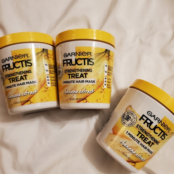 Garnier Fructis Strengthening Hair Treat, Banana Extract - bundle of 6! - Picture 1 of 7
